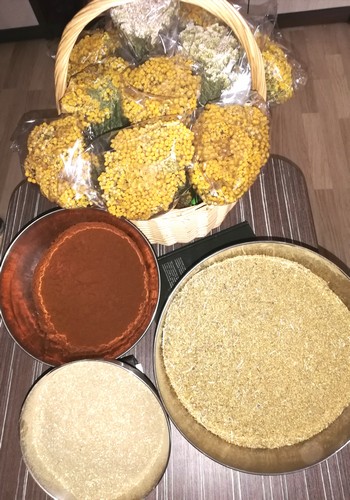 Antiparazitinis mišinys bitkrėslė+pelynas+gvazdikėlis /troičatka/ milteliai 150 gr.